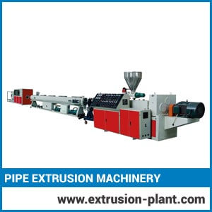 Pipe extrusion machinery
